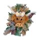 thumbnail image 5 of Cow Wreath Spring Decor Wreath para puerta delantera Rústico Bienvenido Wreath Artificial Flower Wreath Easter Artificial Flower Garland estilo B perfecl Corona colgante de puerta delantera, 5 of 8