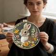 thumbnail image 1 of Easter Bunny Embroidery DIY Craft For Beginners With Pattern Thread And Needle, 1 of 5