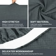 thumbnail image 4 of Stretch Sofa Seat Cushion Cover Couch Covers Furniture Protector (Loveseat, Gray), 4 of 9