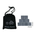 thumbnail image 4 of Wovilon Whiskey Stones Gift Set Of 9 Unique Chilling Stones With Velvet Pouch-Reusable Kitchen Gadgets Kitchen Tools, 4 of 9