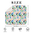 thumbnail image 4 of Pioneer Flower Floral Print Pattern Kitchen Dish Drying Mat 1 Pack, Ultra Absorbent Microfiber Drainer Mat, 16"x18", 4 of 6