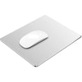 thumbnail image 1 of Hard Silver Metal Aluminum Mouse Pad Mat Smooth Magic Ultra-Thin Double-Sided Mouse Pad Waterproof Fast and Accurate Control for Gaming and Office (Small Silver 23X18cm), 1 of 7