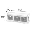 thumbnail image 5 of Livingston Storage Bench, 5 of 5