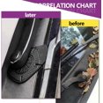 thumbnail image 4 of 2PCS Car Wiper Hole Protective Cover, Silicone Wiper Arm Bottom Protection Pads, Universal Wiper Dust Jacket Anti-Leaf Universal for Most Vehicles, Black, 4 of 7