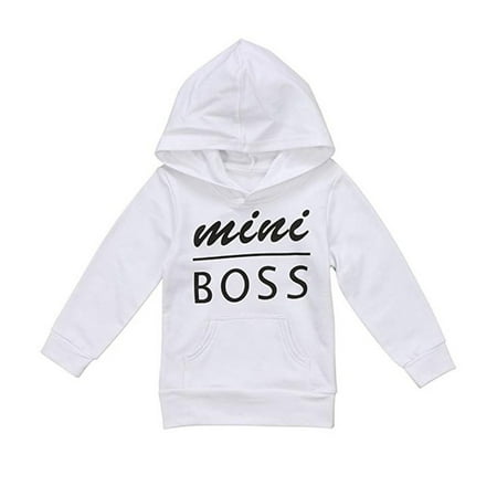 

Pudcoco Toddler Newborn Boys Girls Hooded Tops Sweatshirt