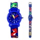 thumbnail image 1 of Reloj Led Niños Dinosaurios Kawai 3d Impermeable Mov Japones Correa Azul Bisel Azul marino Fondo Azul marino, 1 of 5