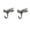 Silver, variant on 2 Pack Dragonfly Hooks Wall Mounted Antique Rack, Animal Heavy Duty Vintage Decorative Indoor Outdoor Universal for Coat Towel Robe Clothes Hats Bags Keys