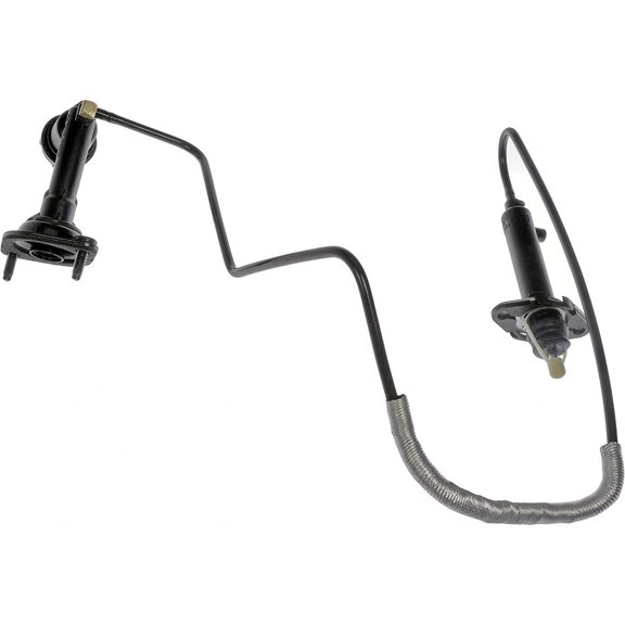 KarParts360 For Jeep Wrangler 1997 98 99 00 01 2002 Clutch Master and Slave Cylinder | Regular Grade | Pre-Bled/Pre-Filled | With Reservoir | Replacement For 52107652AB, 52107652AC