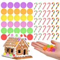 thumbnail image 1 of Dulces Navideños Falsos Giegxin 60 Piezas para Decoración de Navidad, 1 of 7