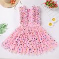 thumbnail image 5 of IDOPIP Baby Girls Sequins Tutu Dress Butterfly Daisy Polka Dots Princess Tulle Evening Gown, 5 of 7