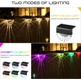 thumbnail image 4 of Luces solares para jardín, iluminación solar para decoración de jardín, luces LED impermeables para patio, jardín, escaleras y escalones., 4 of 5