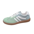 thumbnail image 2 of Women's Fashionable Lace Up Low Top Casual Flat Sneakers, Comfortable Sports Walking Shoes for Daily Wear, Female Round Toe Shoes, 2 of 6