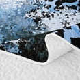 thumbnail image 5 of Homewish Blue Ombre Cheetah Twin Quilt Set,Contemporary Art Twin Coverlet Set,2pcs, 5 of 7