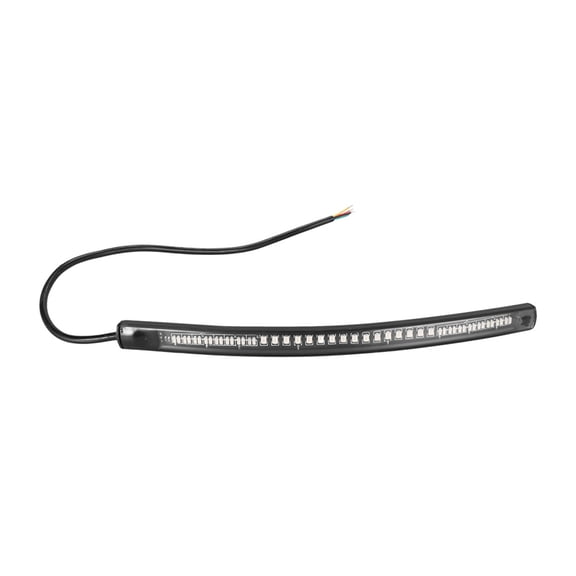 Motorcycle 48LED Light Strip Tail Light, Flexible Waterproof Turn Signal Brake Lamp 7.68 Inches