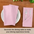 thumbnail image 7 of GZHJMY Pink Satin Napkins 20x20 in,Soft Washable Cloth Dinner Napkins Square Table Napkins Decor for Party Wedding Banquet and Dinner 4PCS Decorative Washcloths, 7 of 7