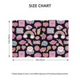 thumbnail image 4 of Placemats Set Of 4 / 6, Pink Elements Placemats For Dining Table Indoor/Outdoors Heat Resistant Washable Placemats 18" X 12", 4 of 8