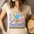 thumbnail image 4 of I Love My Patients T-Shirt | Cute Nurse Graphic Tee with Pastel Design, CarolinaBlue, Size S, 4 of 6