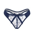 thumbnail image 2 of Women Lace Briefs Ultra Thin Lace Panties Sexy Underwear Low Rise Soft Bikini 2 Pieces, 2 of 5
