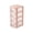 Pink, variant on Storage Box, Tall 4-Layer Drawer Organizer, Clear Plastic Storage with Tall Drawers, Large Capacity Desktop Organizer for Supplies, Stackable Vertical Drawer Unit, Dust Proof Organizer Box