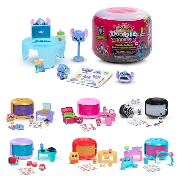 Disney Doorables Adoorbs! Ultimate Haul Packs, Accessory Set for 5.5-inch Dolls with Micro Figure, Ages 5 and Up
