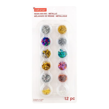 UPC: 0195158742602 | Metallic Resin Mix-Ins by Craft Smart®  12ct.