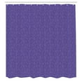 thumbnail image 2 of Ambesonne Ethnic Shower Curtain, Ethnic Lace Pattern Artwork, 69"Wx84"L, Dark Indigo and Lavender, 2 of 4