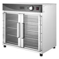 thumbnail image 1 of KFFKFF Electric Hot Box Food Warmer, 4-Tier Commercial Warming Cabinet with Water Tray, Glass Door and Adjustable Shelves, Stainless Steel Food Warmer Cabinet, for Restaurant, 1 of 8