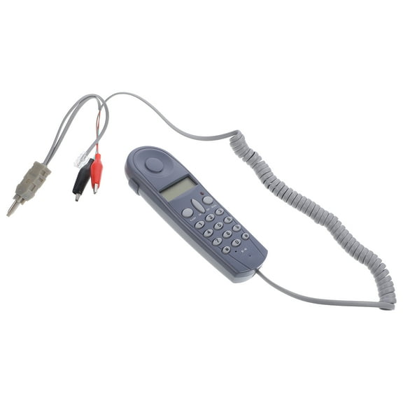 1 set of Phone Cable Tester Telephone Tester Network Cable Tester with Connectors