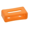 thumbnail image 4 of Uxcell Watch Band Strap Loops Silicone for 22mm Width Watch Band, Orange 2 Pack, 4 of 5