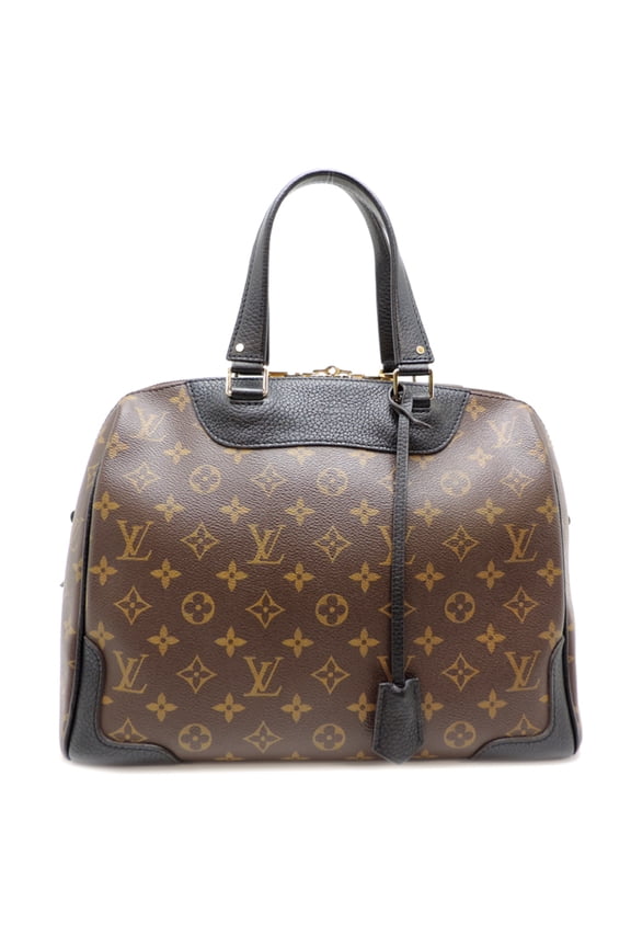 Pre-Owned Louis Vuitton Retiro Women's Handbag M50058 Monogram Macassar Noir (Black) - Strap...