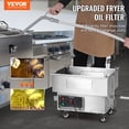 thumbnail image 2 of VEVOR Mobile Fryer Filter, 18L Oil Tank Capacity, Oil Filtration System with 10 L/min Oil Filtration Speed, Mobile Frying Oil Filtering System, 2 of 9