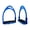 Blue, variant on 2Pcs/set Wide Track Horse Riding Stirrups Horse Riding Safety Accessory Light Weight Horse Stirrups Nonslip Rubber Pad