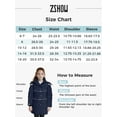 thumbnail image 5 of ZSHOW Girls' Winter Coat Quilted Winter Jacket Hooded Puffer Jacket Navy 14/16, 5 of 11