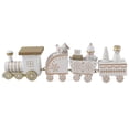 thumbnail image 1 of Tren de juguete Tren de madera Juguete de Navidad Tren de juguete Tren de Navidad Tren de juguete Decoración Decoración de Navidad JugueteMini decoración de tren de Navidad de 4 secciones Mgaxyff No, 1 of 5