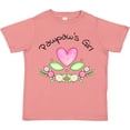 thumbnail image 3 of Inktastic Pawpaw's Girl- Heart Flowers Girls Toddler T-Shirt, 3 of 5