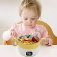 thumbnail image 4 of Yajisi Insulated Food Warmer Bowl 450ml / 15.2 oz Stainless Steel Auto Constant Temp USB Rechargeable Lunch Box, 4 of 6