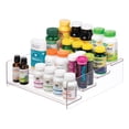 thumbnail image 3 of mDesign Plastic Bathroom Medicine Organizer, 4 Level Shelf, Clear, 3 of 6