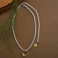 thumbnail image 3 of Gold Plated Pearl Beaded Necklace, 3 of 6
