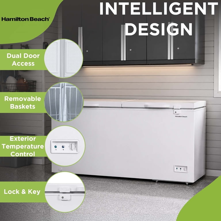 Hamilton Beach 17 Cu. ft. Garage Ready Chest Freezer, Large