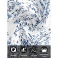 thumbnail image 7 of Navy Blue Spring Floral Cloth Napkins Set of 4 Reusable Dinner Napkins, Elegant Pastoral Flowers Cocktail Napkin Washable Table Napkins for Wedding/Holiday Party/Baby Shower 20"x20", 7 of 7