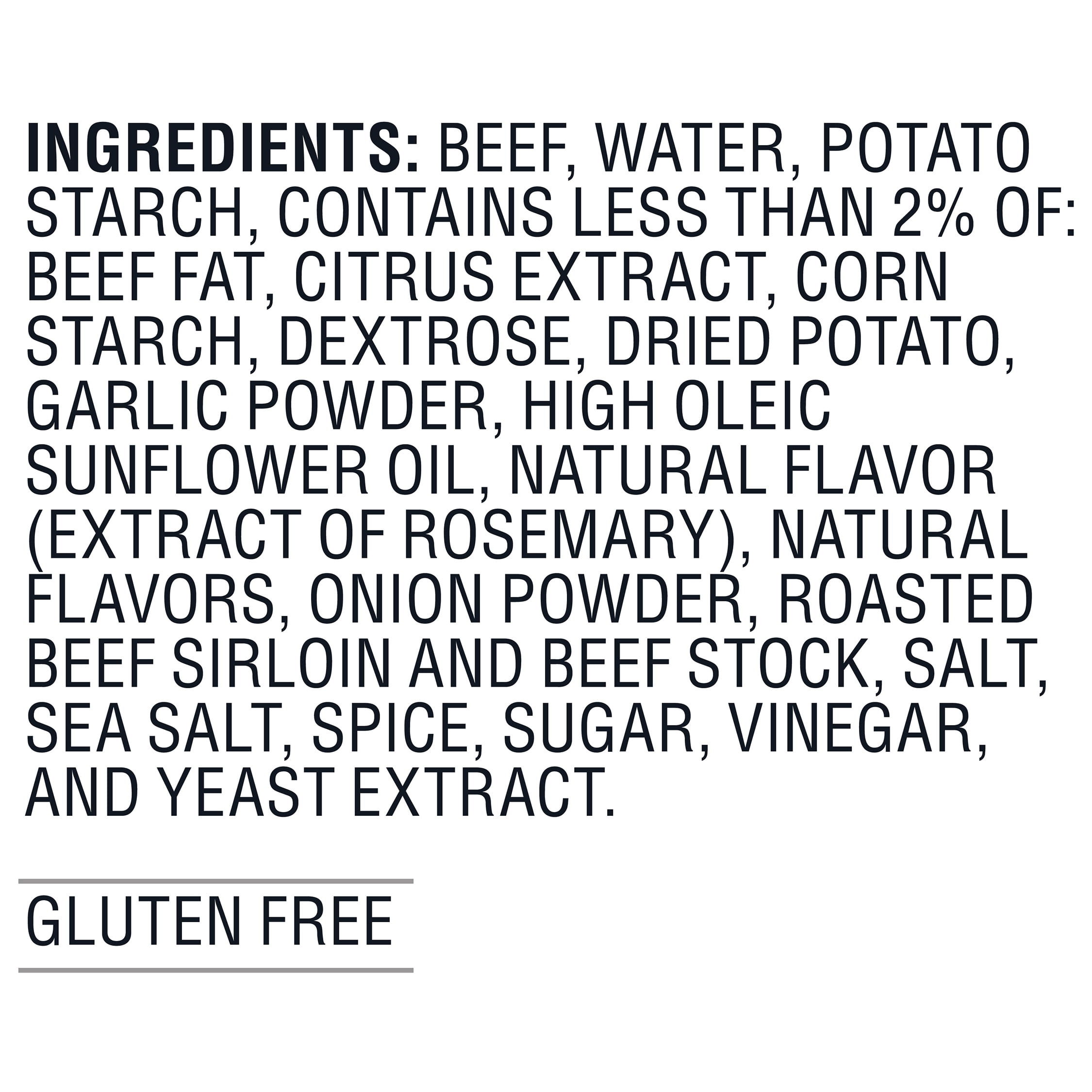 Soules Kitchen, Gluten-Free, No Hormones, Artfully Seasoned, Thinly Sliced Beef Strips, Fully Cookied, 12oz
