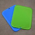 thumbnail image 4 of Raised Grain Drain Mat Waterproof Silicone Food Grade Drying Mat Kitchen Tools, 4 of 5