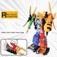 thumbnail image 4 of Juego De Juguetes De Transformación, Juguetes De Robots De Colores, Juguetes Para Niños Pequeños, Modelo De Robot, Figura De Acción, Regalo De Festival, Juguetes Que Se Transforman sonducket FN006502-00, 4 of 6