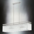thumbnail image 4 of Luxury Transitional Chandelier, Brushed Nickel, UQL5280, 4 of 5