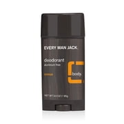 Every Man Jack Citrus Men’s Deodorant - Aluminum Free Natural Deodorant - 3oz