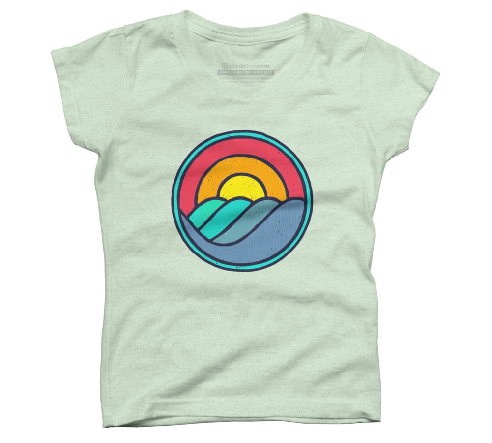 mint green graphic tee