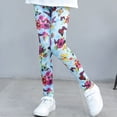 thumbnail image 6 of Popvcly Leggings for Girls Soft Comfortable Leggings for Kids in 1t to 9 Years Ankle Length Girls Printed Leggings, 6 of 7