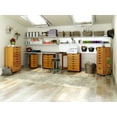 thumbnail image 6 of Adeptus Original Roll Cart, Solid Wood, 7 Drawer Gate Leg Roll Cart Desk, Extra Wide Drawers, 6 of 6