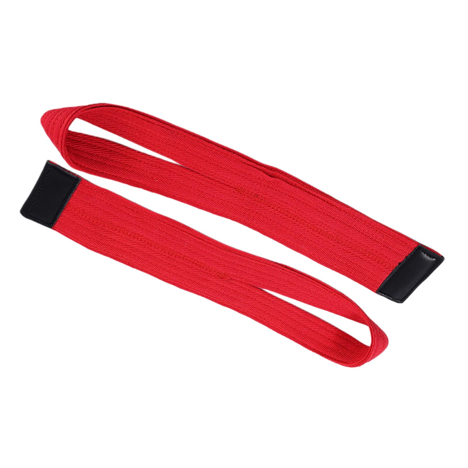 harayaa 4xWeight Lifting Straps Fitness Accessories for Weightlifting Red 4 Pcs