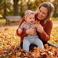thumbnail image 2 of Baby Essentials Infant Girl 3 Piece Layette Set with Bodysuit, Quilted Jogger Pants & Headband – Cozy Fall & Winter Outfit (Green Floral Multi, 9 months), 2 of 7